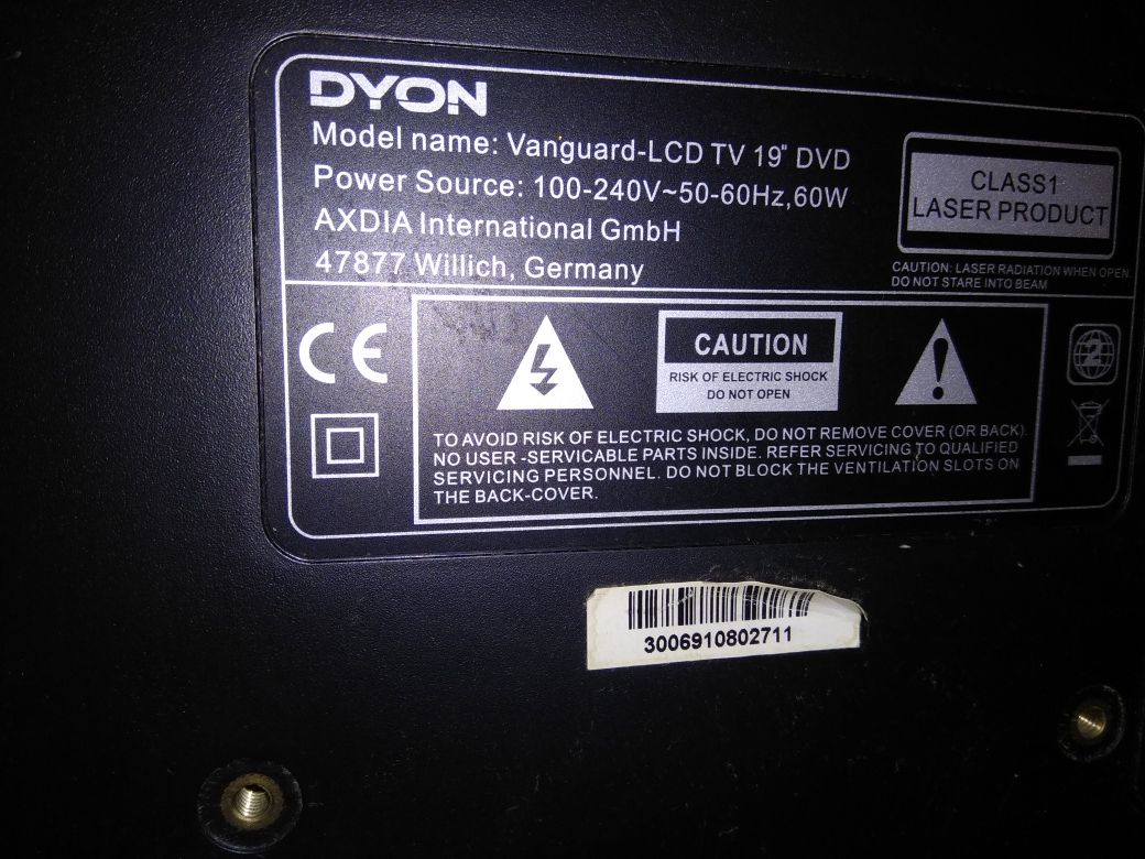 Телевизор DYON LCD+ DVD