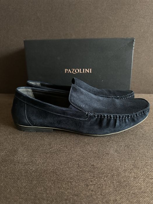 Продам замшеві мокасини PAZOLINI
