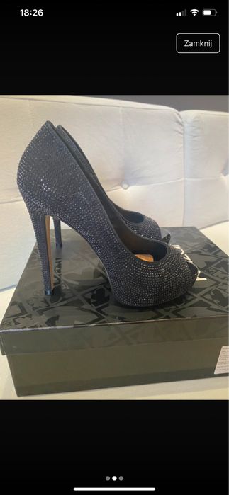 KAZAR - czarne czółenka