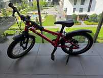 Lekki rower Kubikes 16L, stan bardzo dobry, czerwony