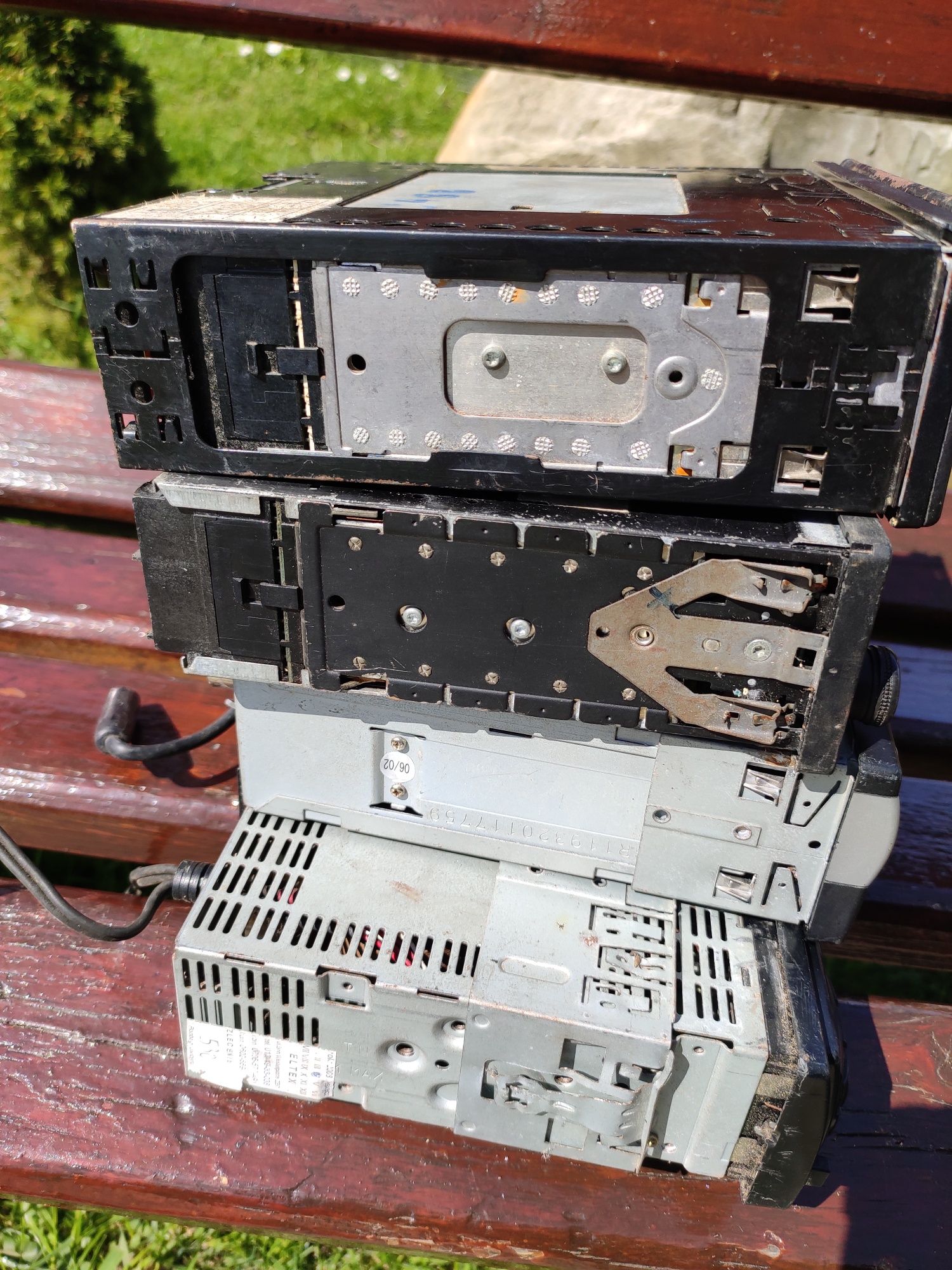 Stare radia kasetowe zestaw