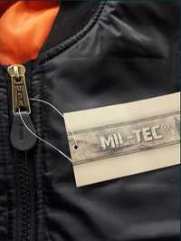 Куртка Бомбер Новий Mil-tec MA-1 CWU,(M-L)чорний и зелений утеплений