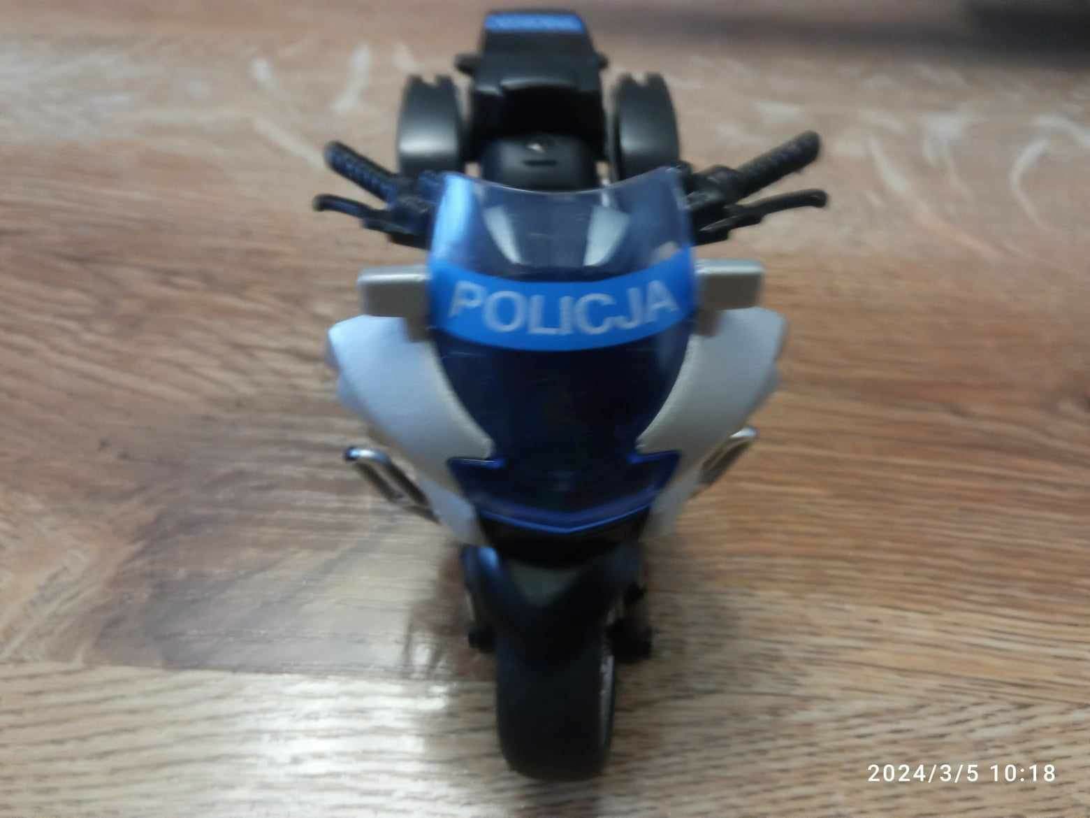 Motor policyjny zabawkowy