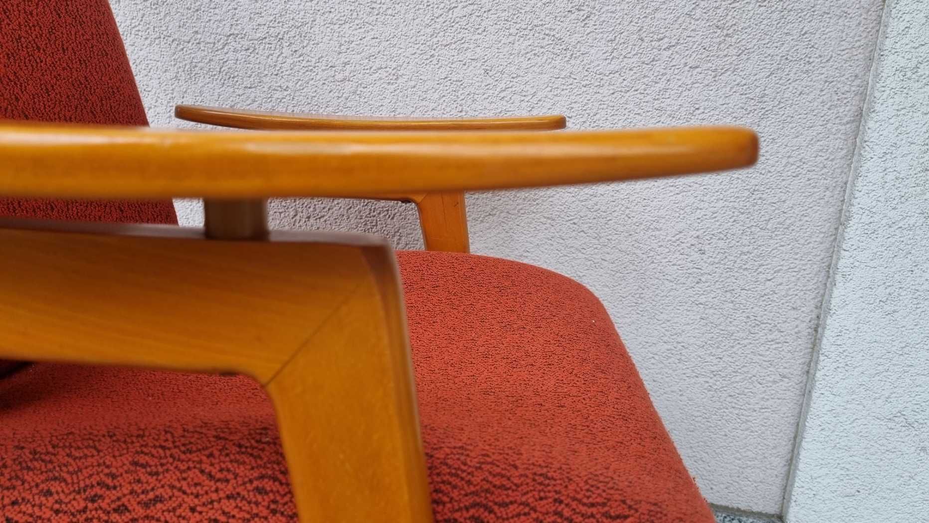 2x fotel Smidek Jitona Mid Century Design Lata 60 Czechosłowacja PRL