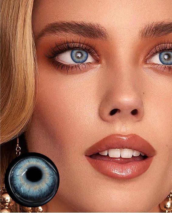 Richgirl Blue soczewki kontaktowe 0.0