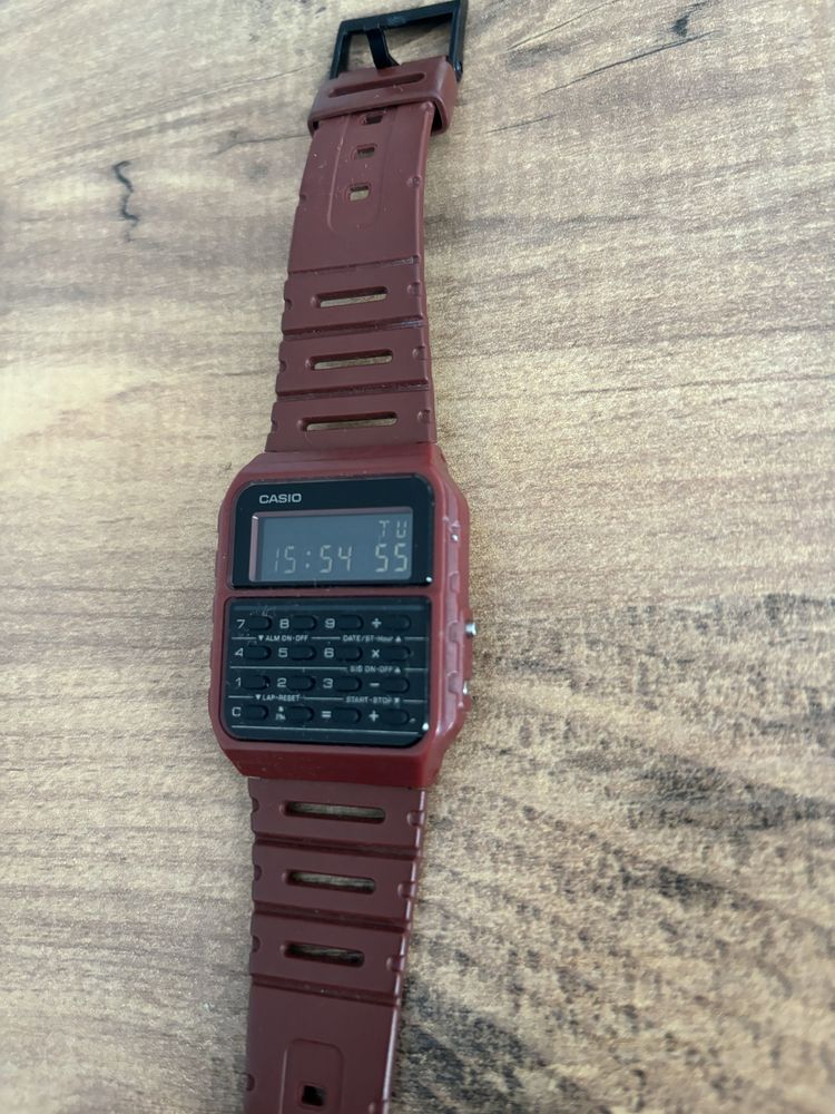 Zegarek z kalkulatorem Casio. Oryginał.