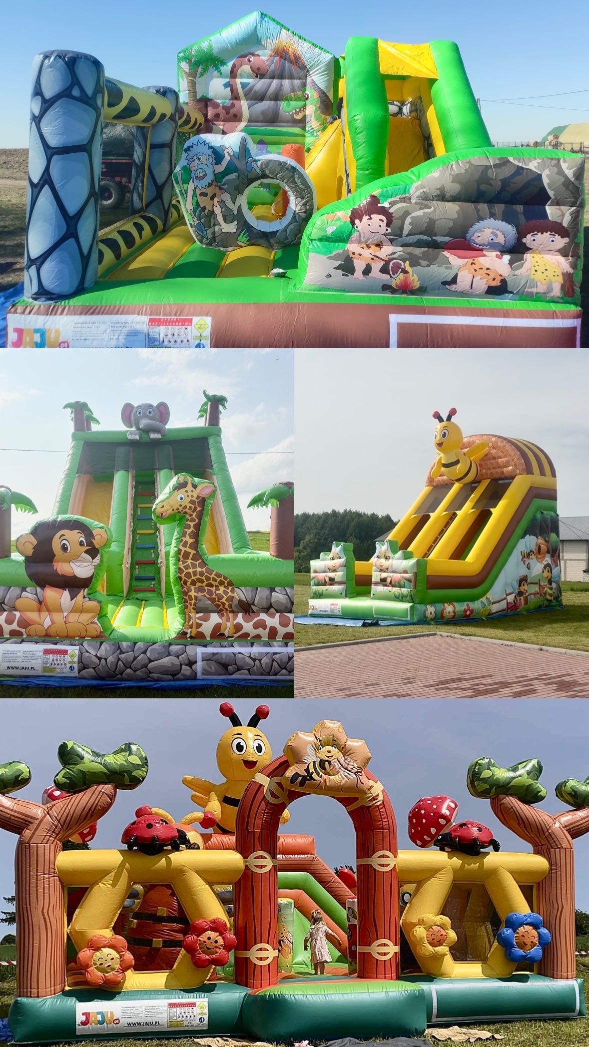 Wynajem zjeżdżalni dmuchanych, dmuchańce, zamki, zjeżdżalnie