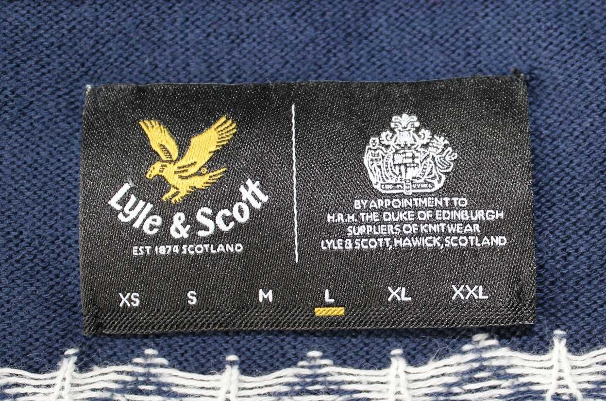 Lyle & Scott sweter męski w paski r.L