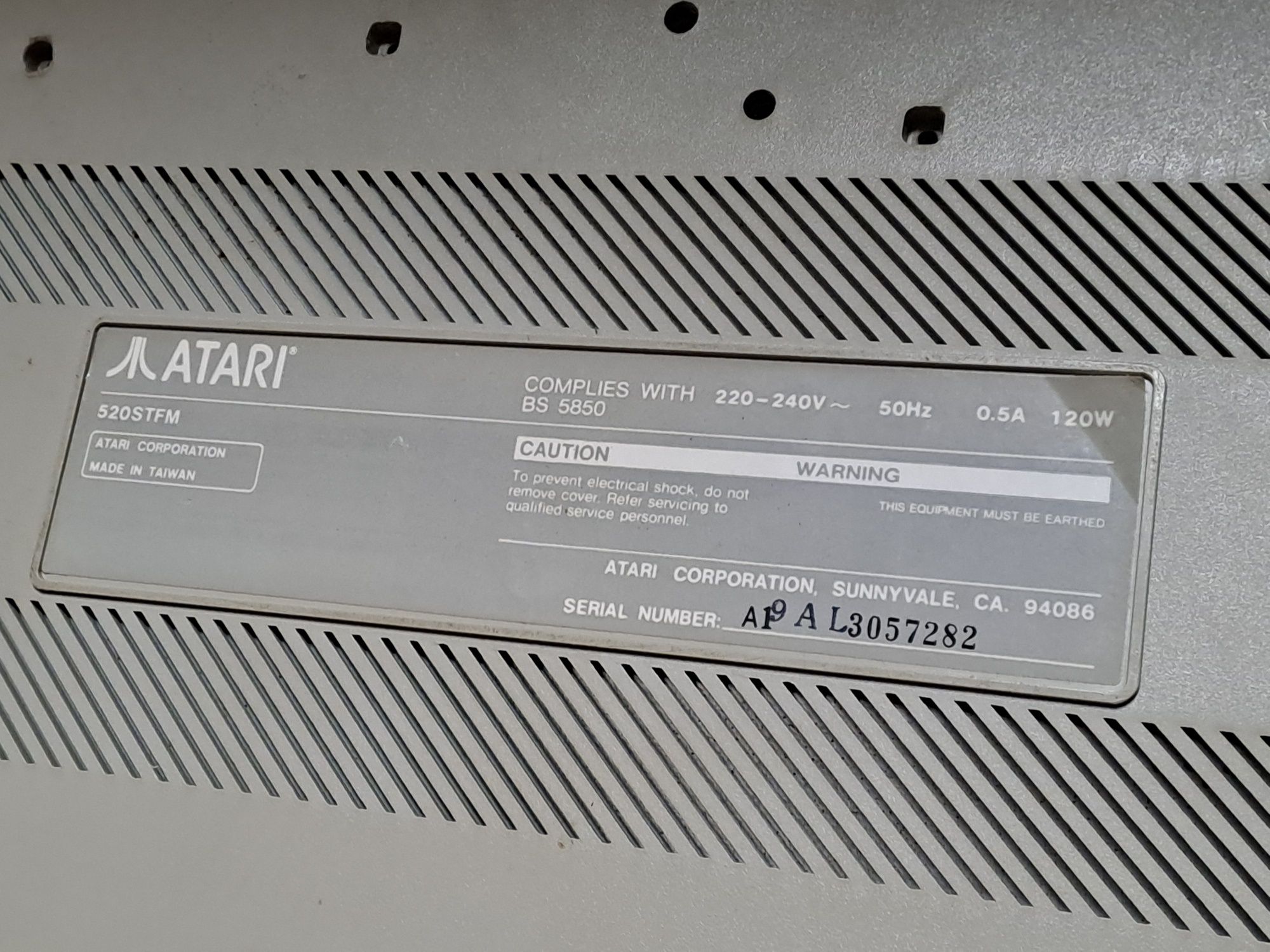 Atari 520ST FM STFM Box wkład Karton Zgodność Numerów PRL KULTOWY!
