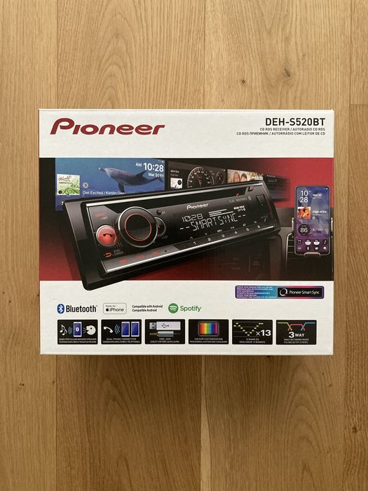 Pioneer DEH-S520BT igual a novo