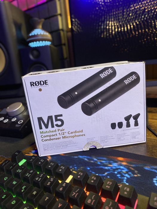Par de mocrofones RODE M5 “novos”