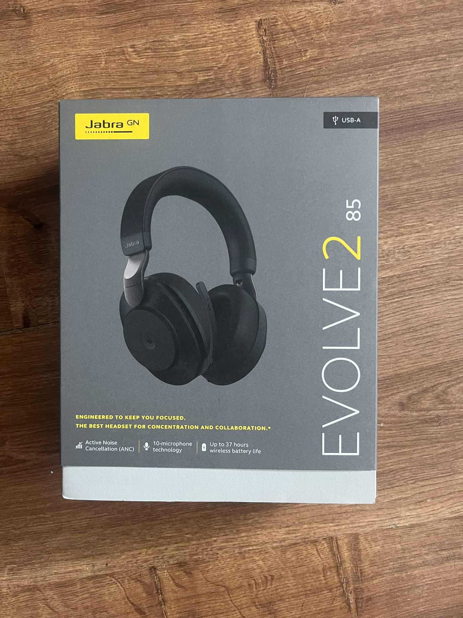 nowe sluchawki jabra evolve 2 85 wirelees