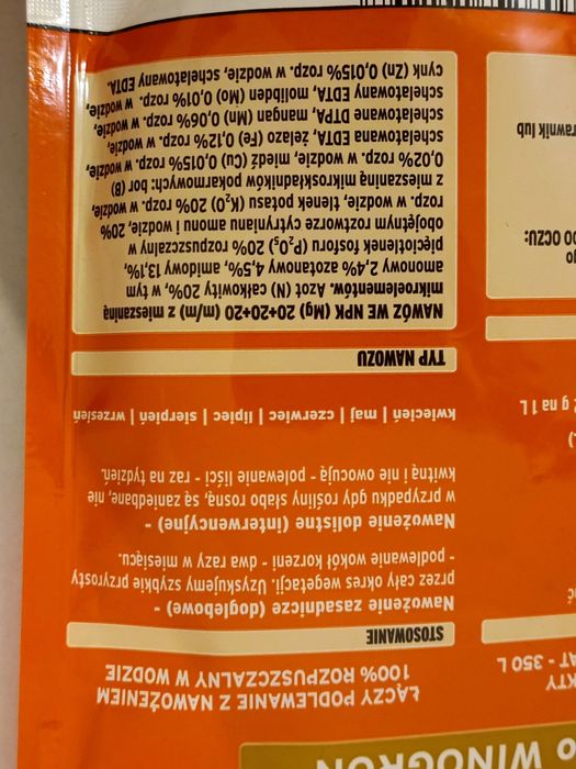 Nawóz do winogron Magiczna Siła Substral