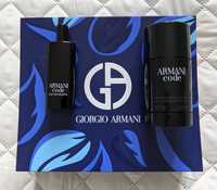 Uwodzicielski zapach Giorgio Armani Code EDT + deo stick