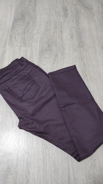 Брюки, штаны под мокасины, штаны сливового цвета.