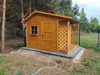 Domek ogrodowy, domek narzędziowy 3x3 podłoga i montaż w cenie