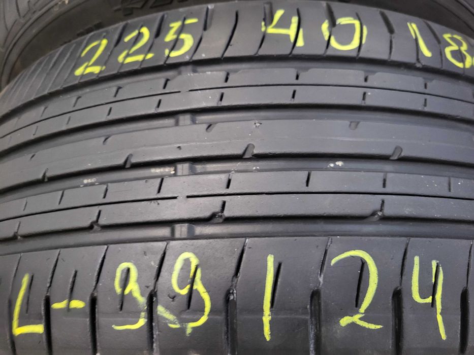 225/40r18 92W (L99/24)007 2szt 6/7mm Ziex ZE914B FALKEN 2019r LETNIE