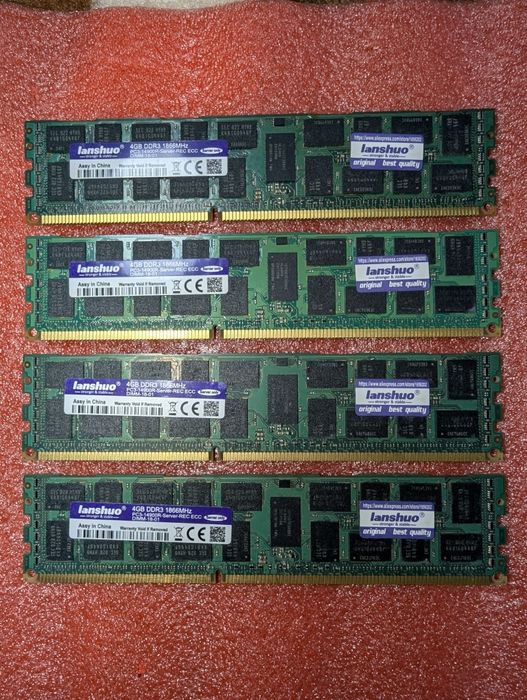 X79 xeon e5 2689 16 gb ddr3 1866  rec-ecc, ігровий комплект