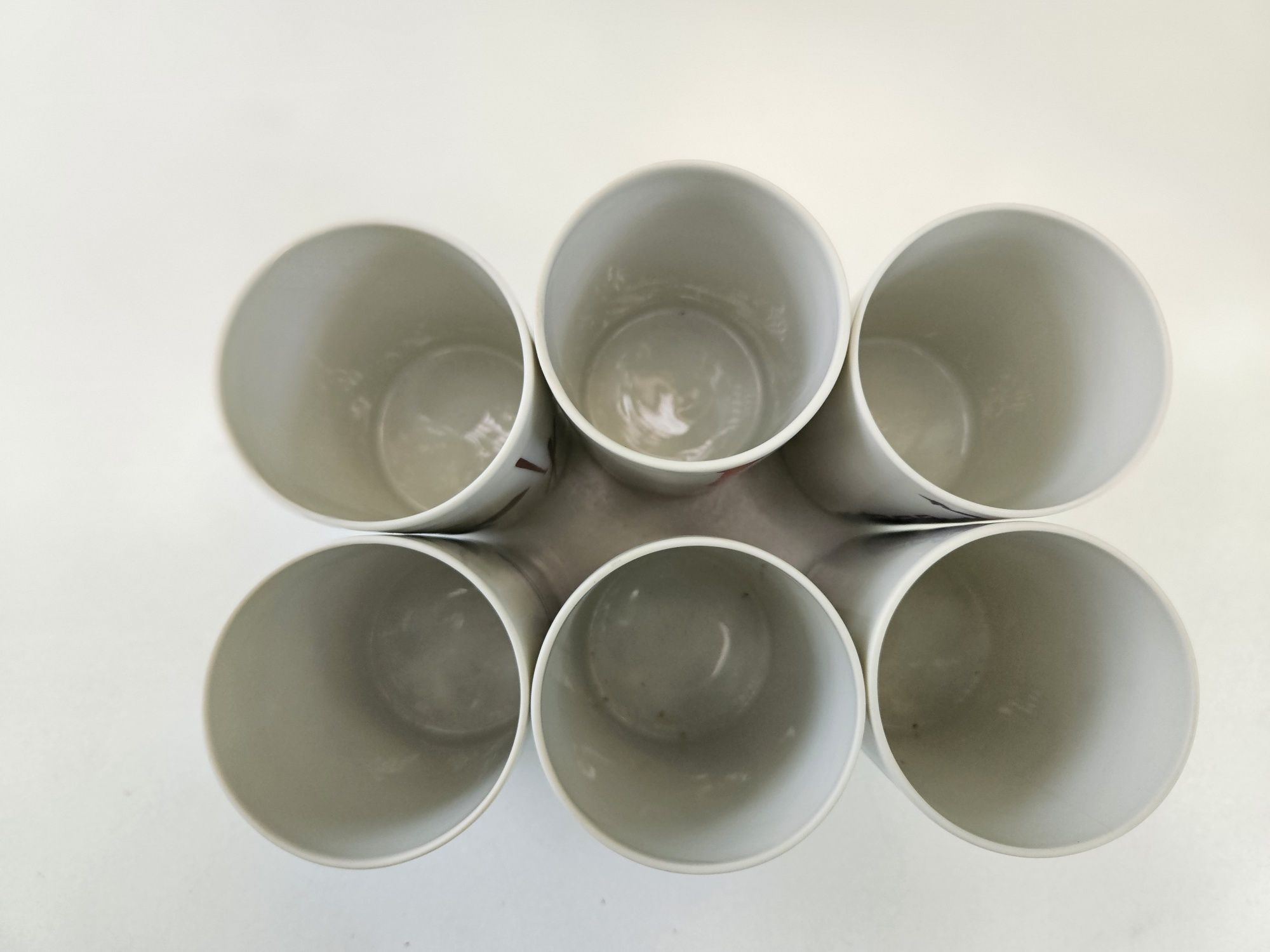 6 kubków porcelanowych firmt Thomas -Rosenthal z motywem muzycznym