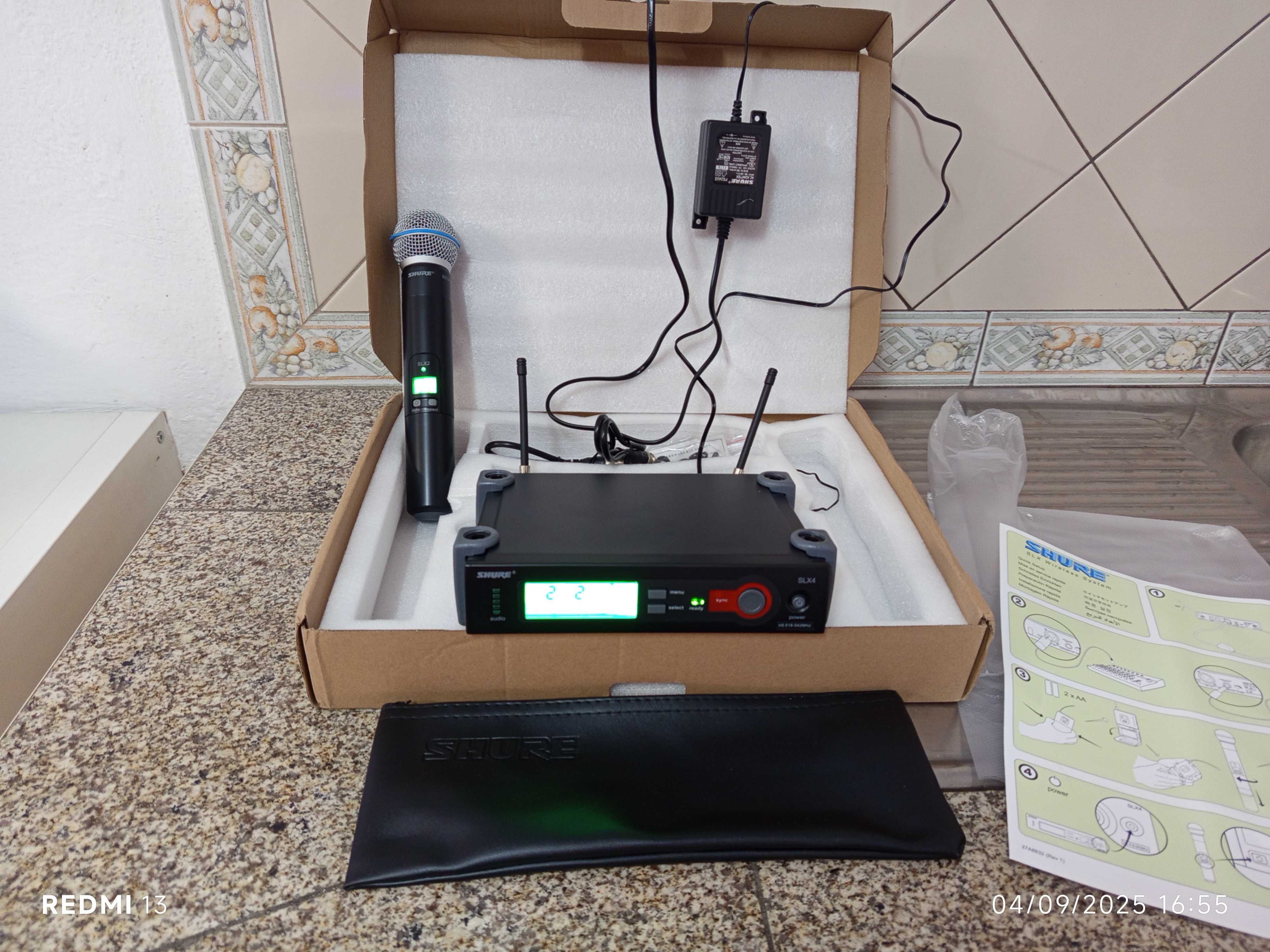 Micro sem fio SHURE SLX4