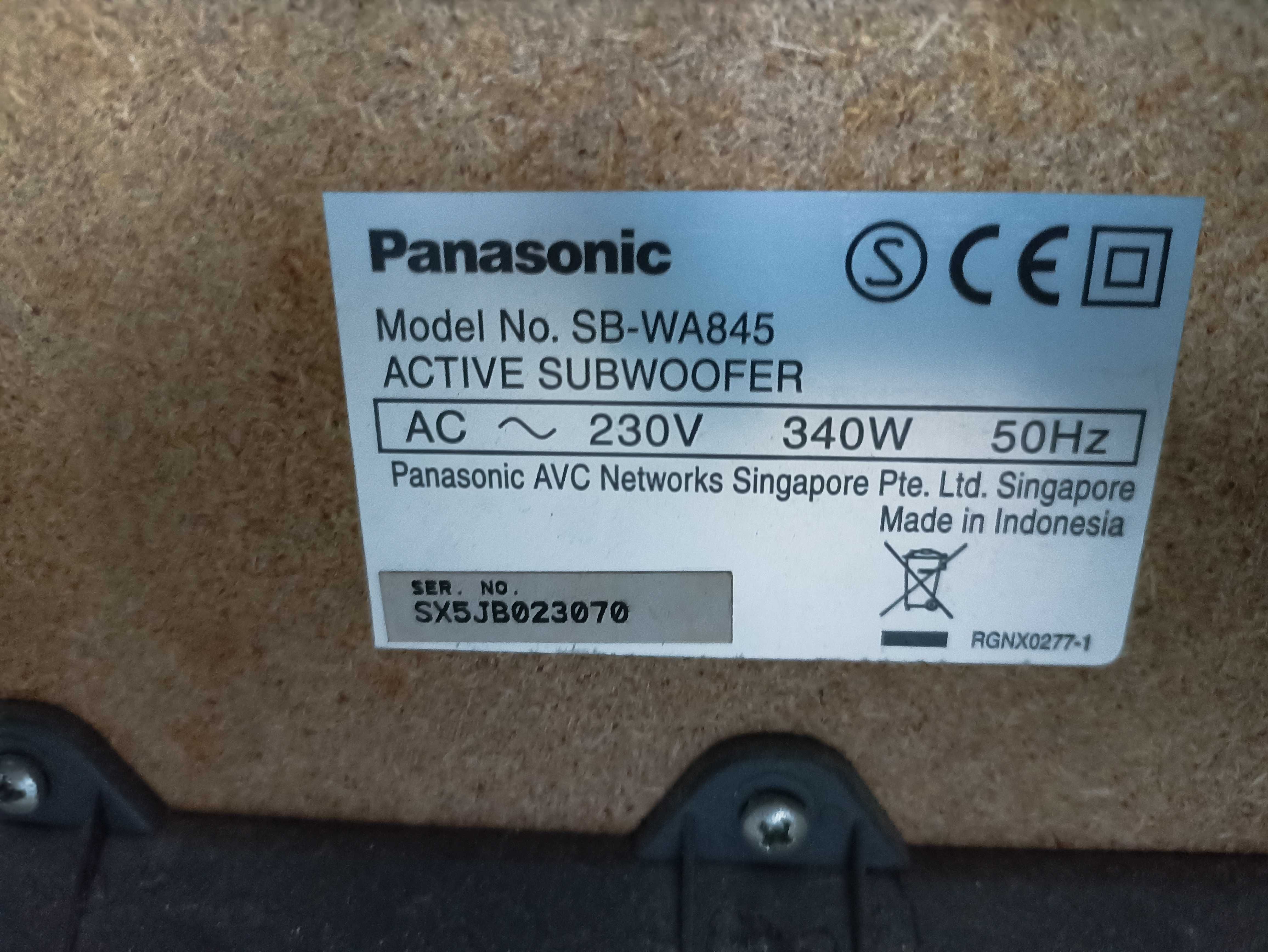 Zestaw kina domowego Panasonic SA - HT 845 stan dobry