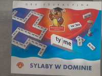 gra edukacyjna "Sylaby w dominie"