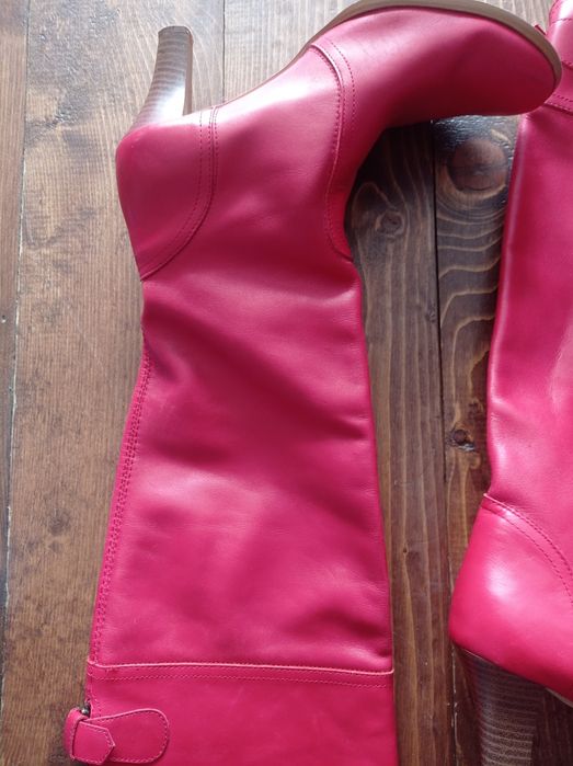 Kozaki damskie skórzane