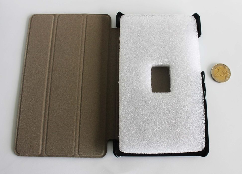 Capa protectora tri-dobrável ultrafina para tablet até 8,4"