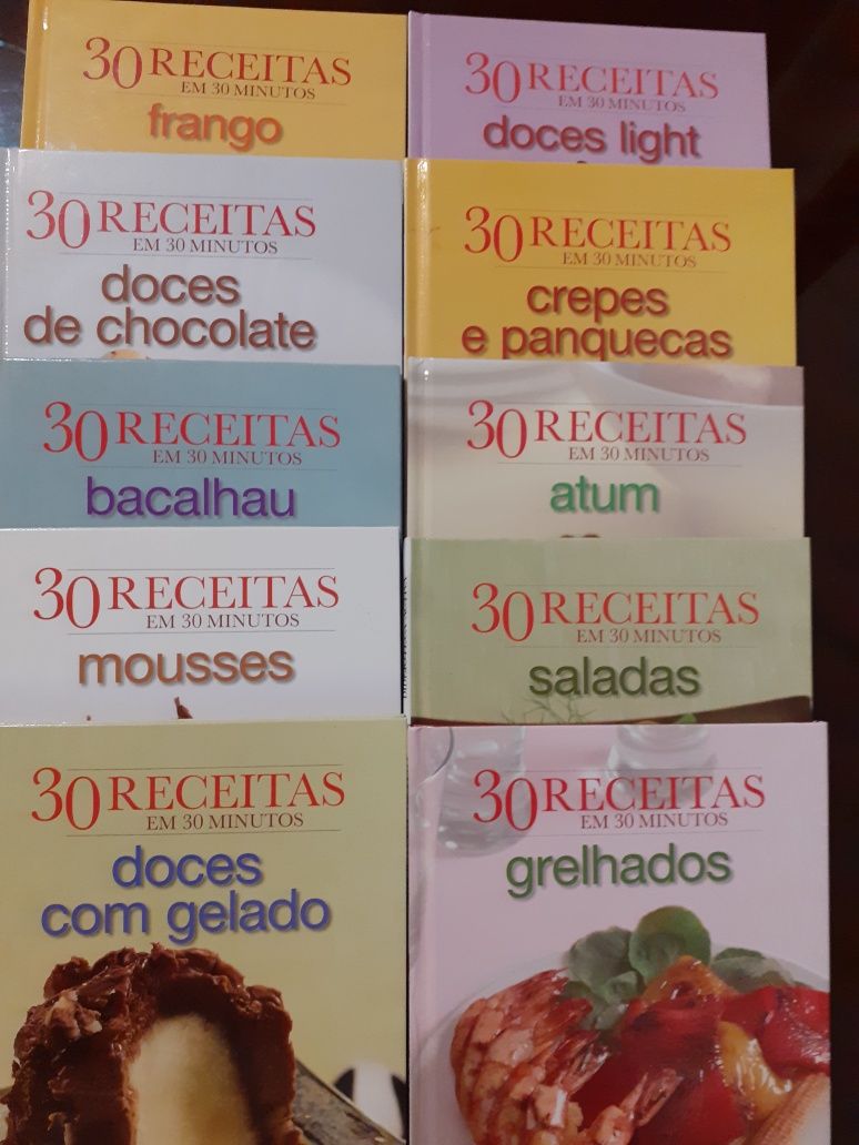 Livros culinária 0,50€