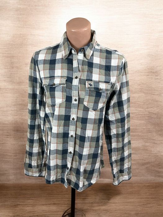 Abercrombie & Fitch roz. L damska koszula w kratkę