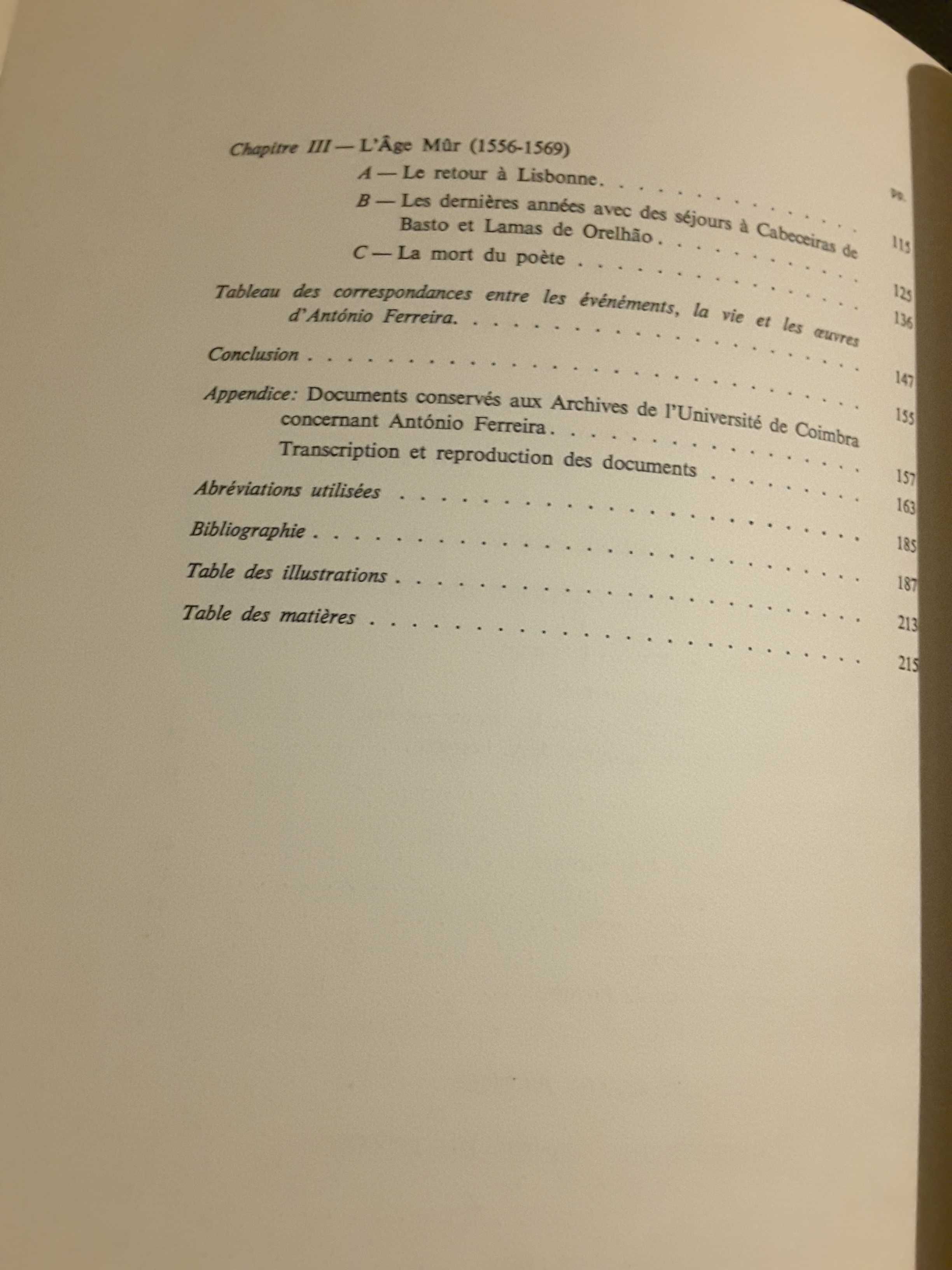 Camões Poeta da Fé / António Ferreira Études sur sa Vie et son Oeuvre