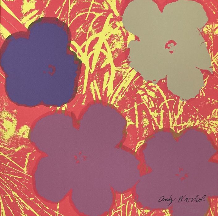 Litografia Andy Warhol Kwiaty