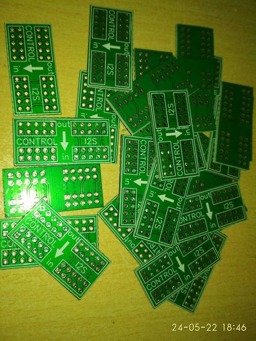 Переходник для ЦАП AH-D6v2 и подобных печатная плата