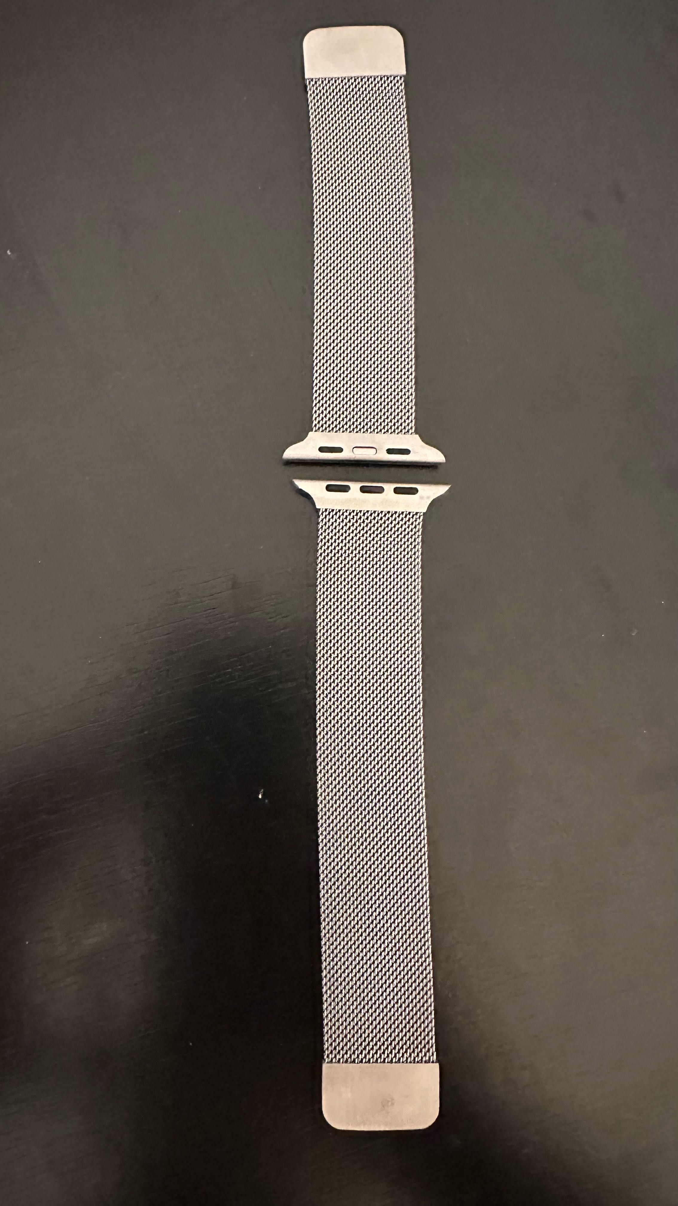 Conjunto de 2 Braceletes Apple Watch 44mm em metal