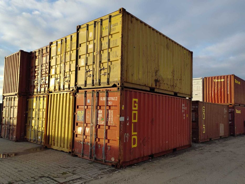 Kontener magazynowy 20DV/DC (6 m) używany - Transport Cała Polska