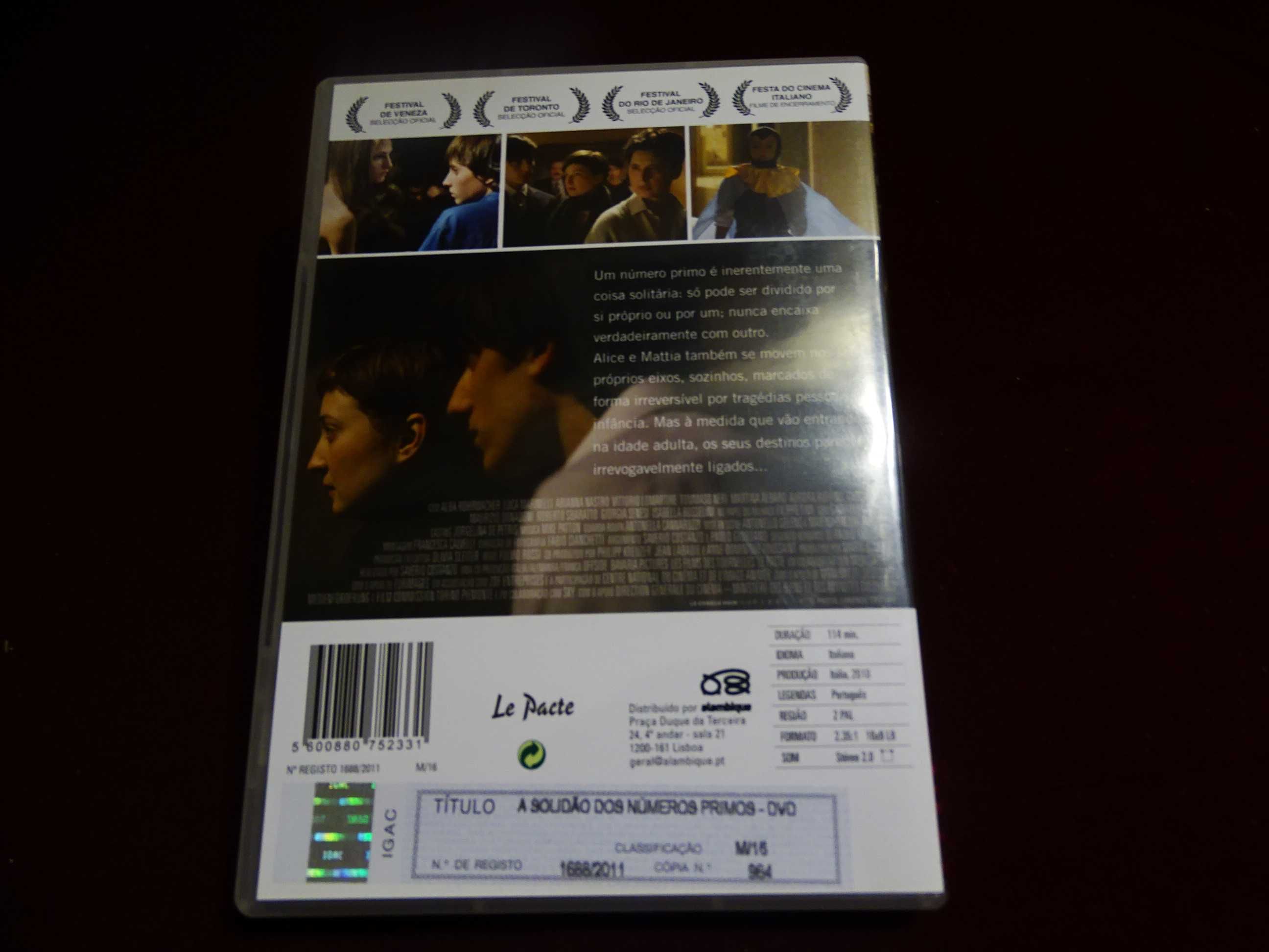 DVD-A solidão dos numeros primos-Saverio Costanzo