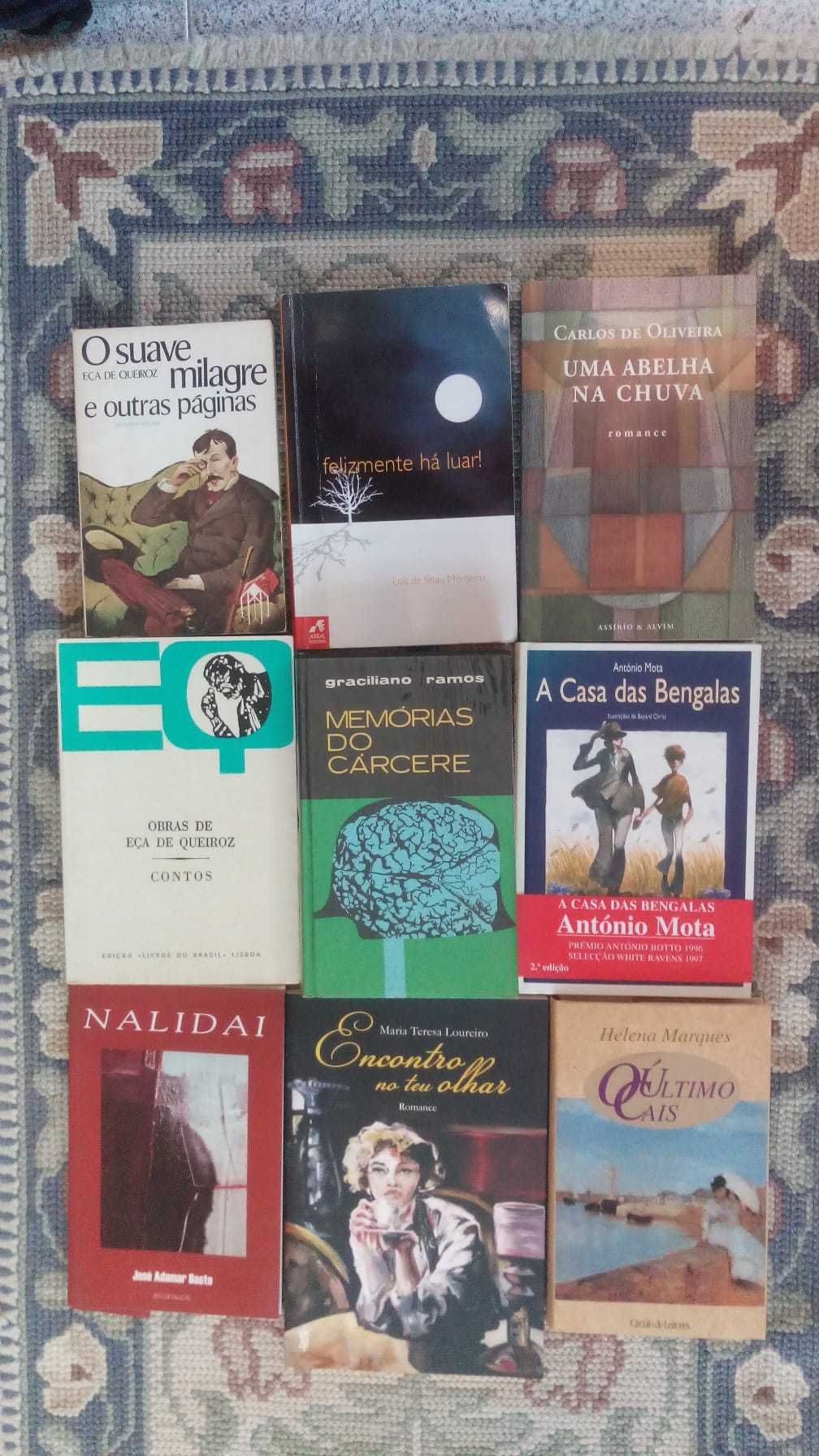 Conjunto +70 livros autores portugueses lusofonos