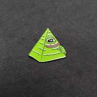 przypinka pin Pepe frog illuminati