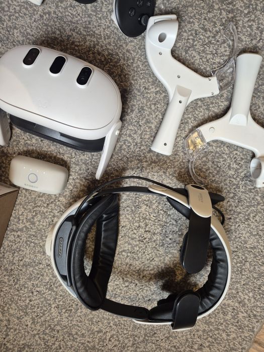 Oculus quest 3 512GB +GWARANCJA +43 GIER +BOBOVR +bateria +paletki