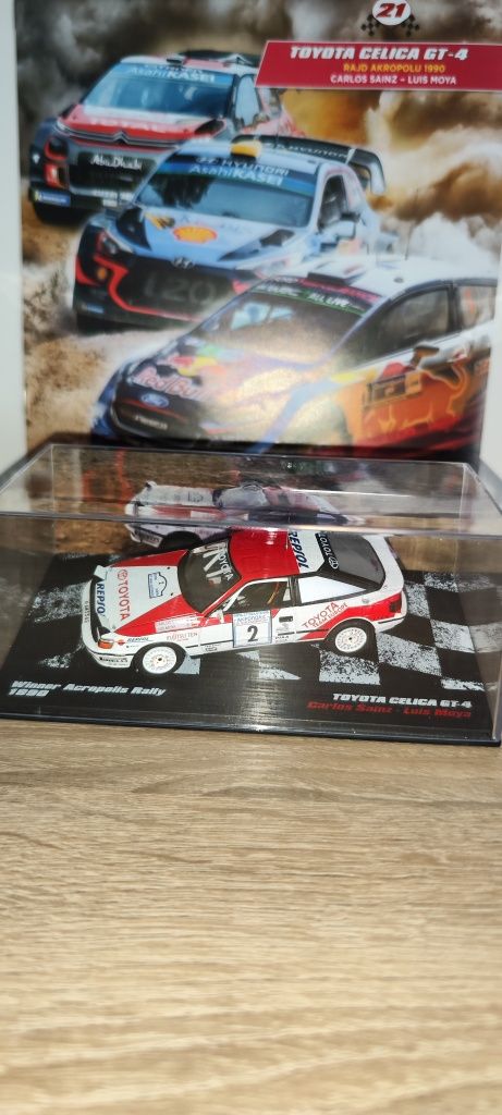 Toyota Celica GT-4 1:43 nr 21 Carlos Sainz Rajd Akropolu 1990