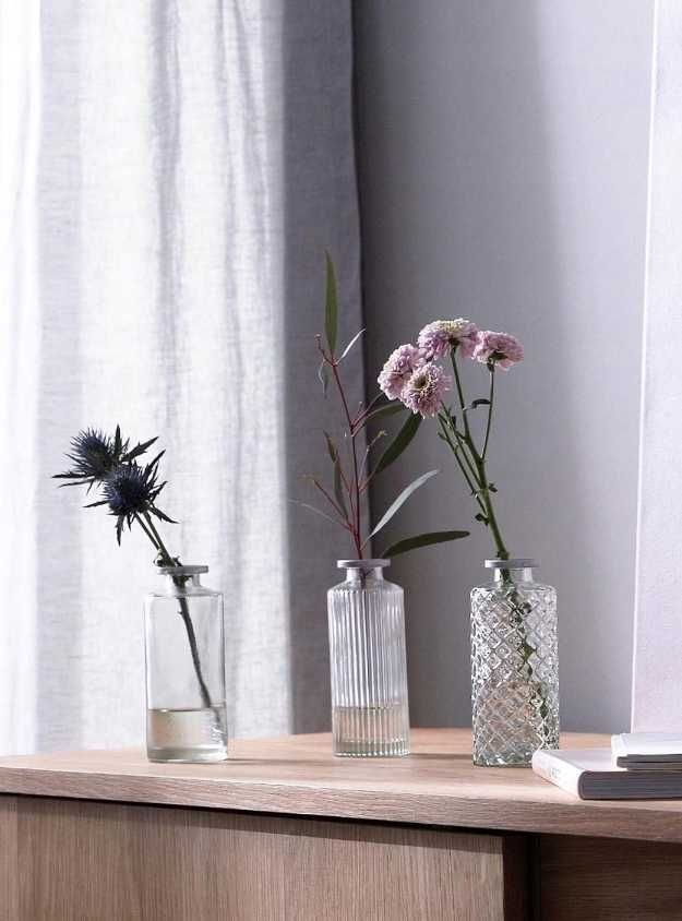 Westwing Komplet wazonów ze szkła Adore, 3 elem. Wysokość: 13 cm