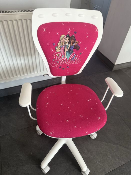 Fotel krzesło krzesełko obrotowe barbie