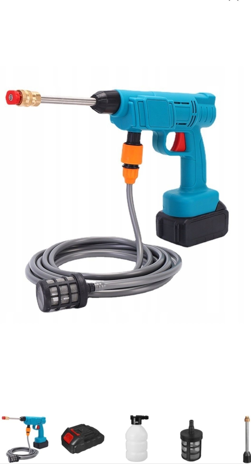 Myjka karcher akumulatorowa 2 x aku 48v  cały osprzęt walizka