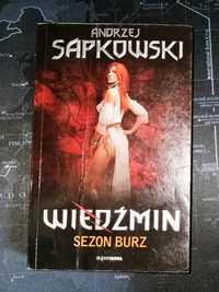 Andrzej Sapkowski - Sezon burz / Wiedźmin / Czerwona okładka z gry