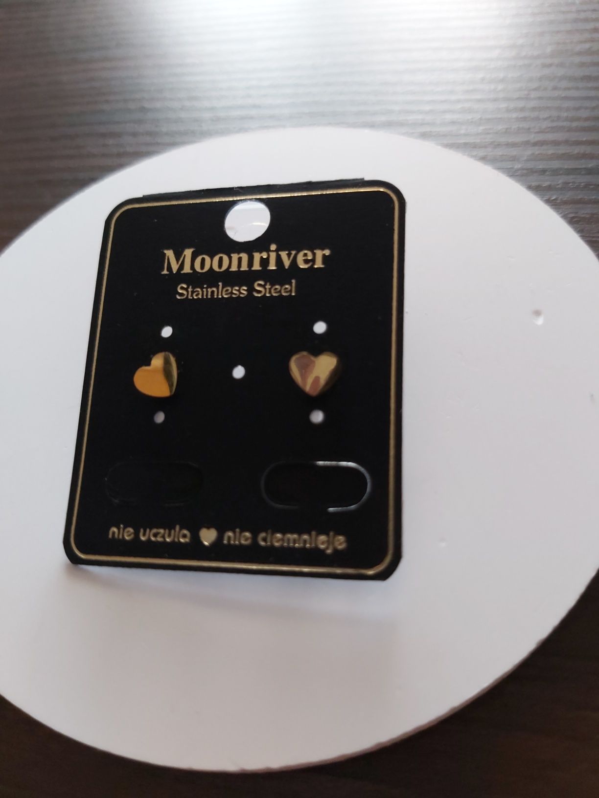 Kolczyki wkrętki Moonriver, 316L, nowe