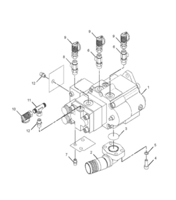 Pompa hydrauliczna Caterpillar 302.7D minikoparka