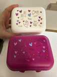 2 Caixas / Ostras Corações Tupperware