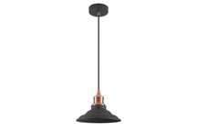 Lampa wisząca czarna/miedziana