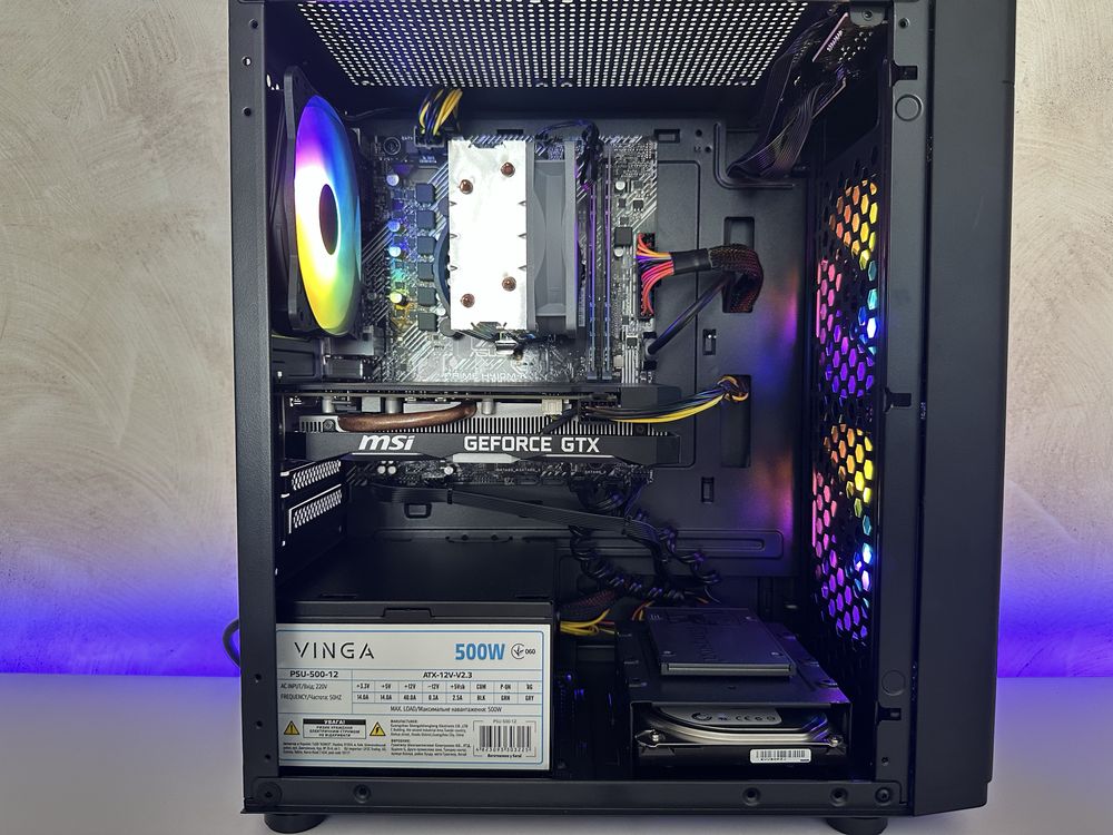 Ігровий ПК / i5 10400f / GTX 1660 S / 16GB / SSD + HDD / Win 11 pro