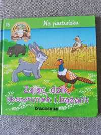 Książeczka DeAgostini Wesoła Farma, nr16 Zając dzik skowronek i bażant